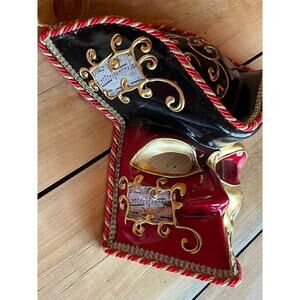 Maschera Del Galeone Original Hand Painted Mask. Stamped. Pirate? Music.No strap